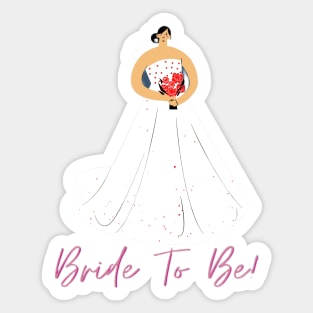 Bride To Be Sticker